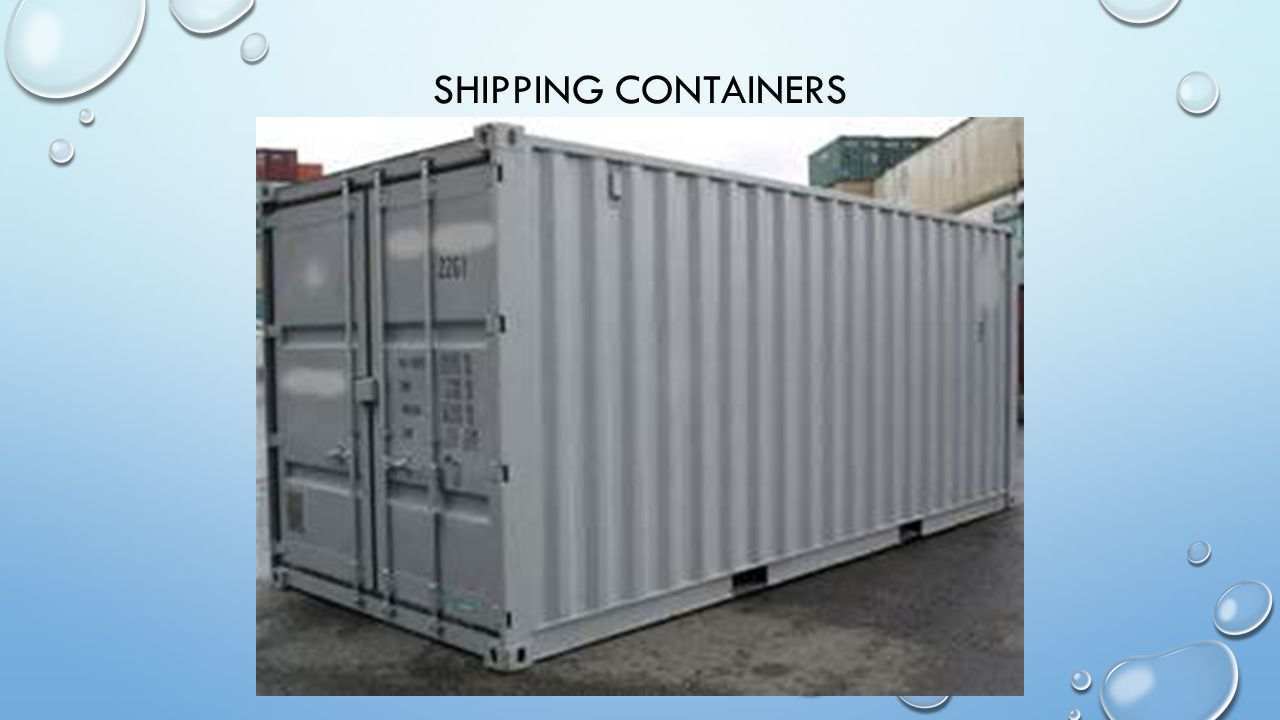 SHIPPING CONTAINERS