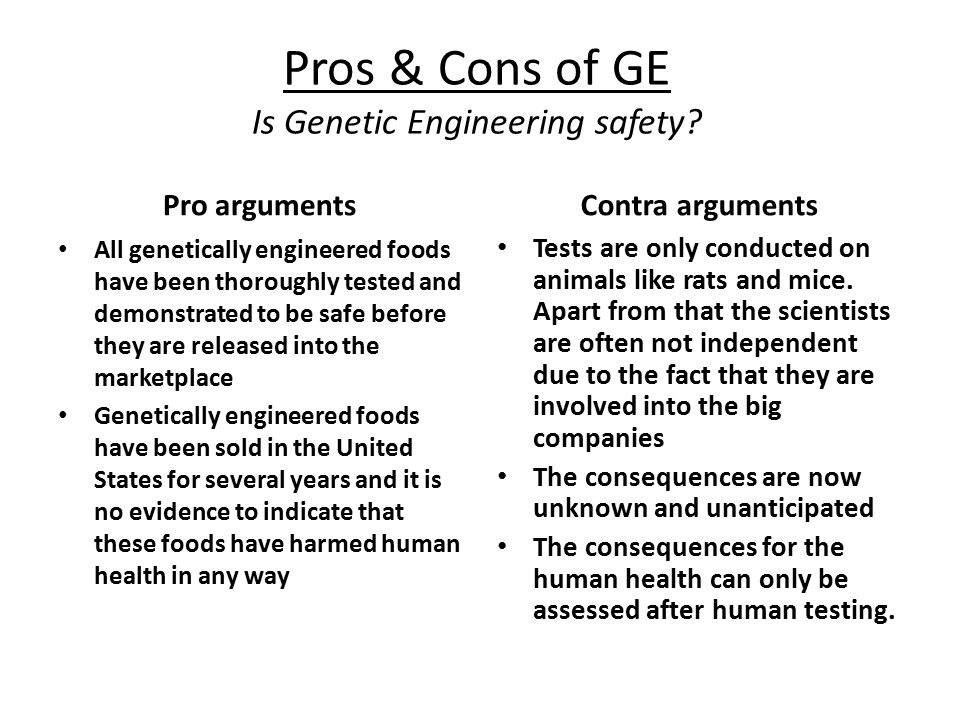 pic Pros And Cons Of Genetic Engineering In Agriculture genetic engineering by adil andre