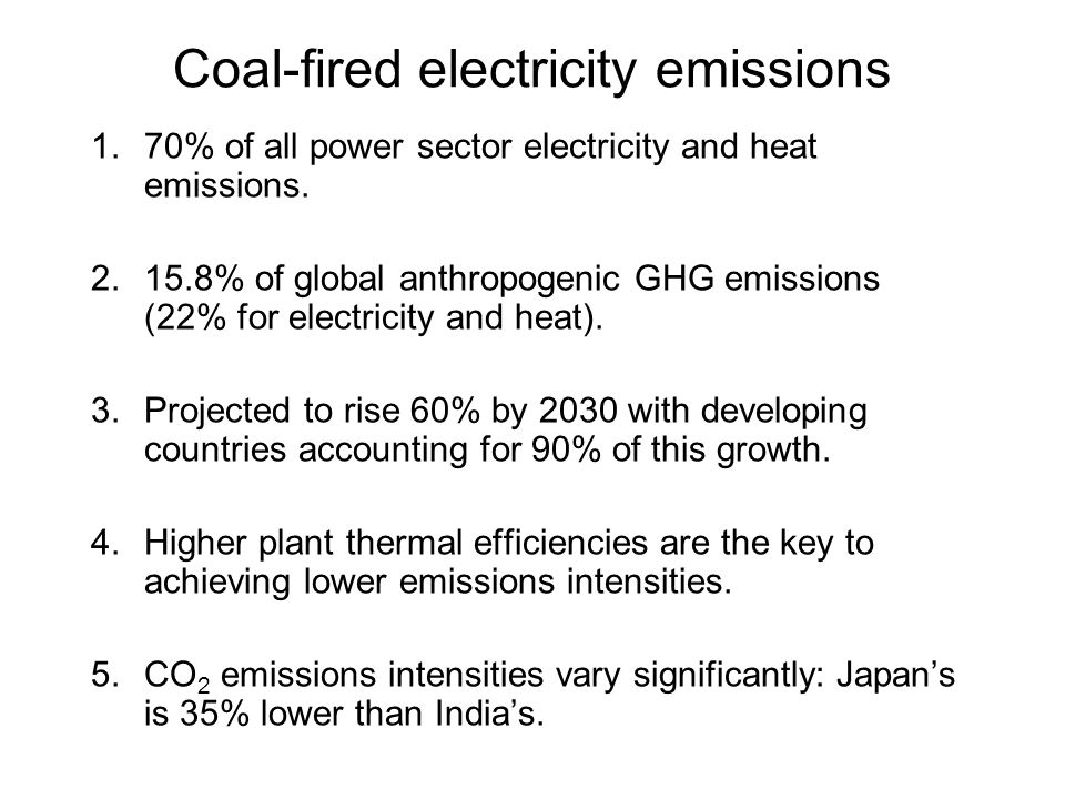 Coal-fired electricity emissions 1.70% of all power sector electricity and heat emissions.