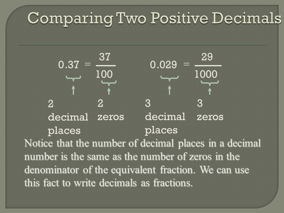 Do each division problem mentally: ÷ ÷ 10, ÷ 1000
