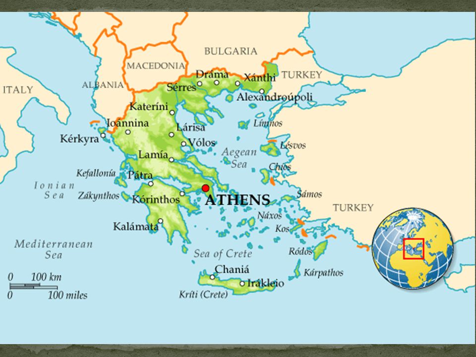 Покажи на карте где греция. Столица Греции на карте. Географическое положение Греции на карте.