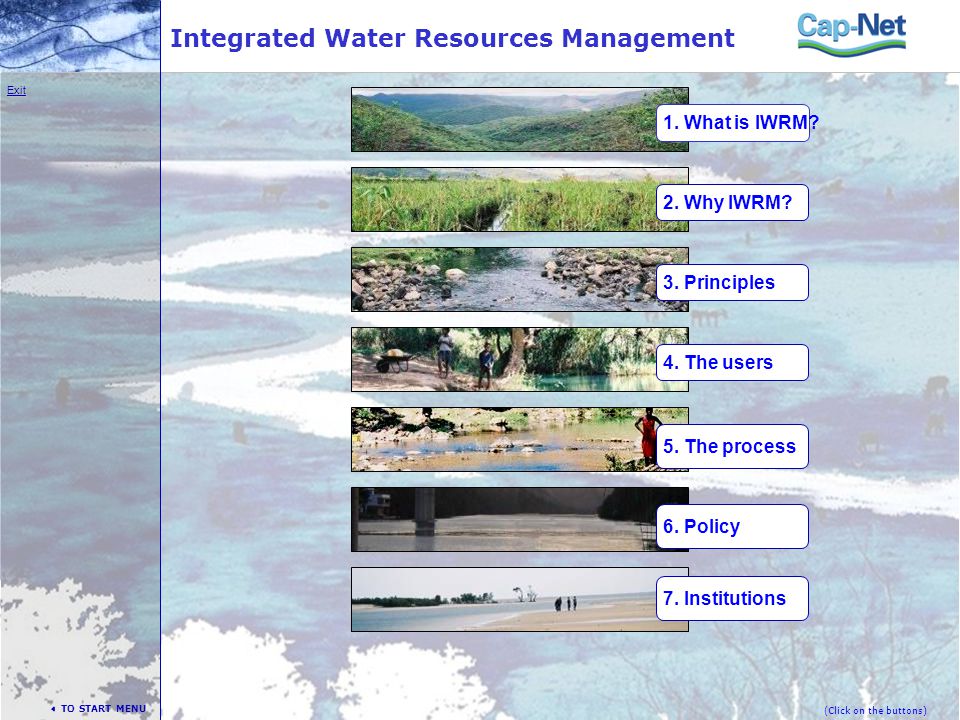 Integrated Water Resources Management 1. What is IWRM.