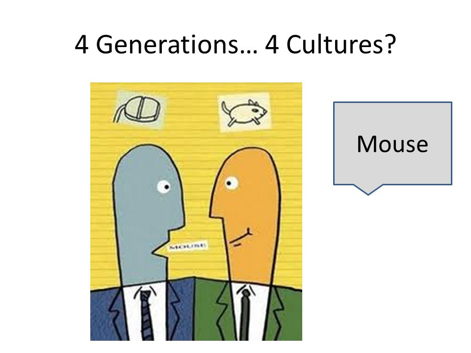4 Generations… 4 Cultures Mouse