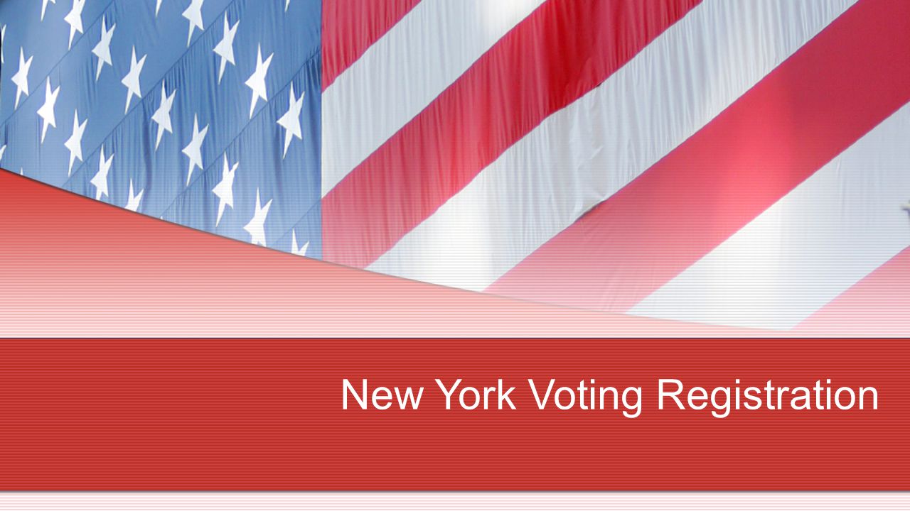 New York Voting Registration