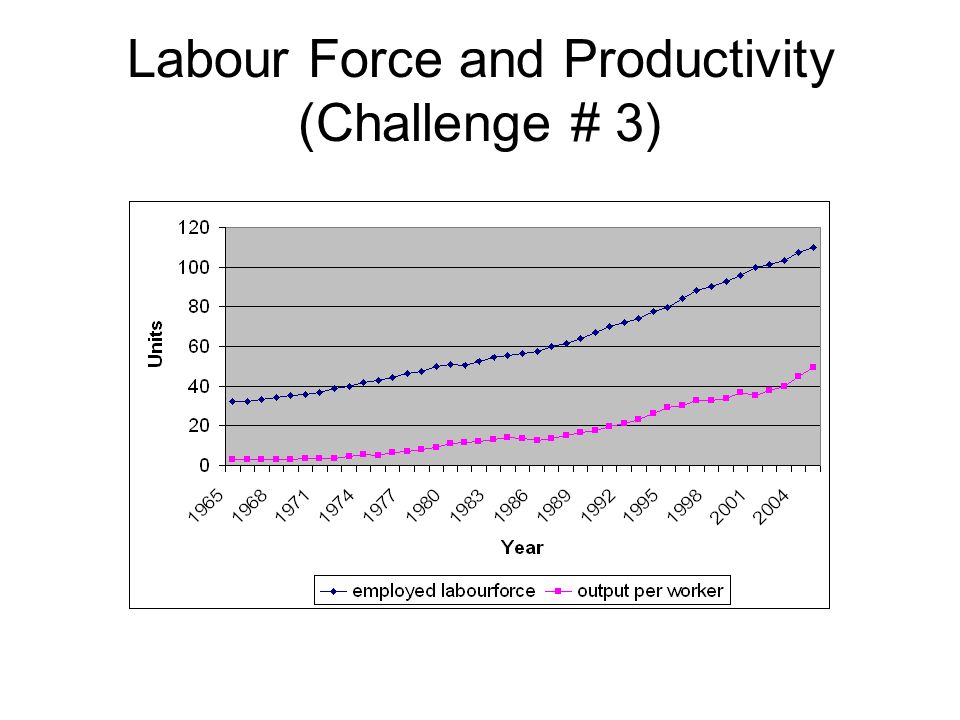 Labour Force and Productivity (Challenge # 3)