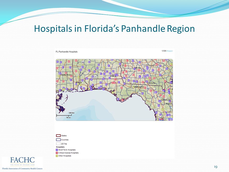19 Hospitals in Florida’s Panhandle Region
