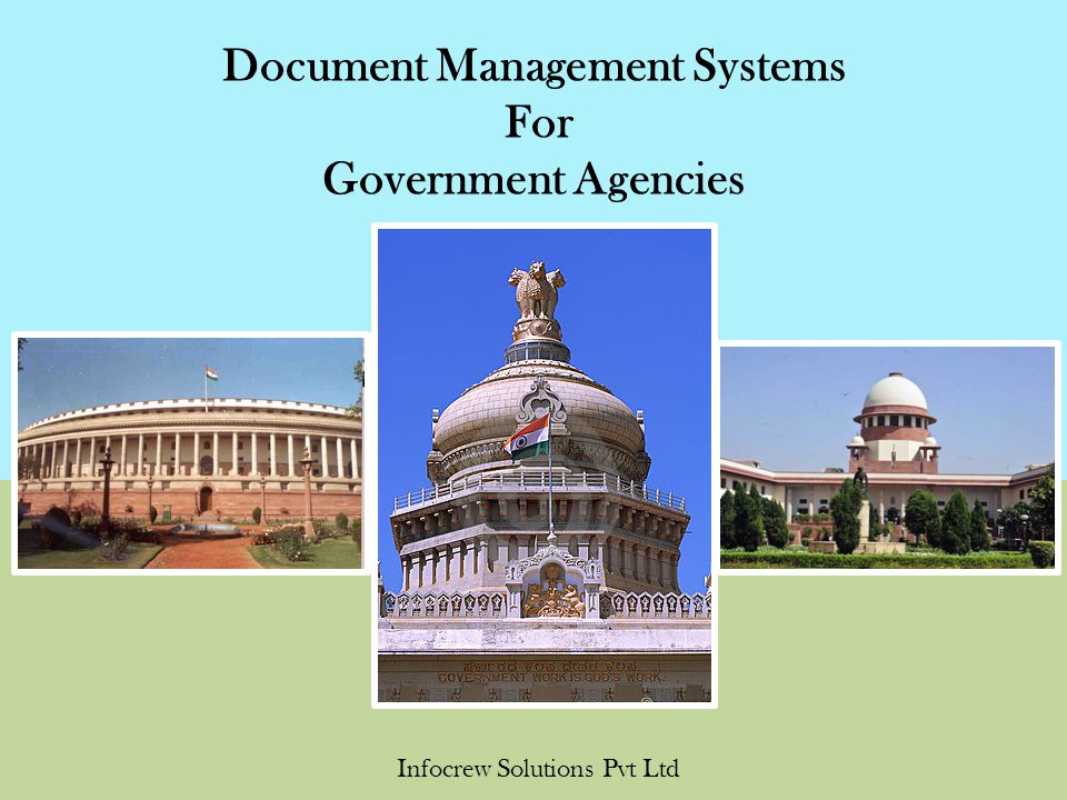 Document Management Systems For Government Agencies Infocrew Solutions Pvt Ltd