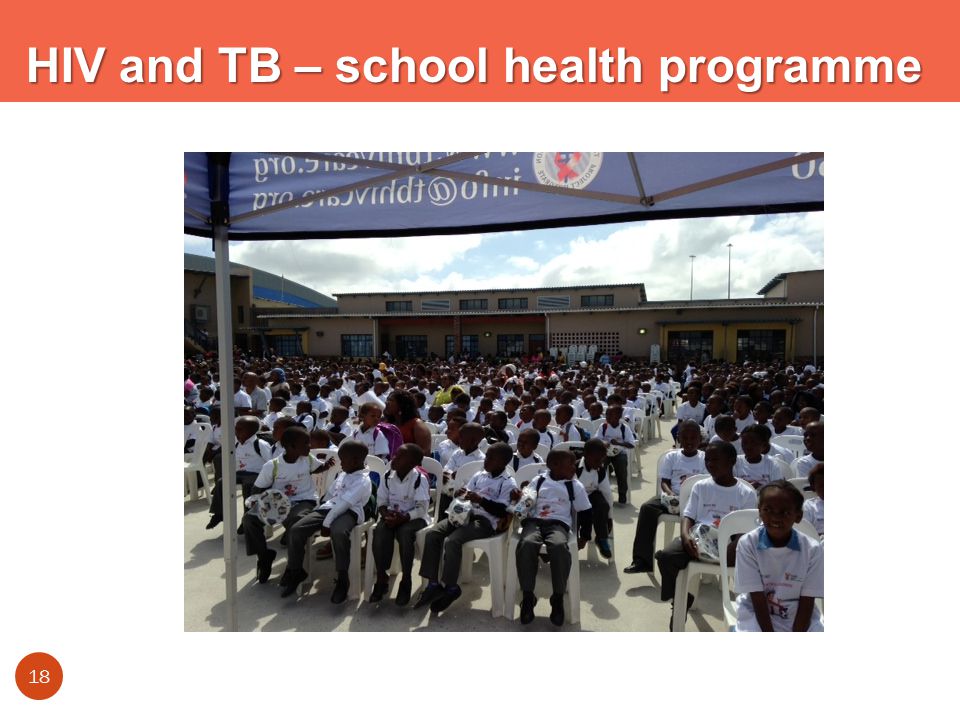 HIV and TB – school health programme 18