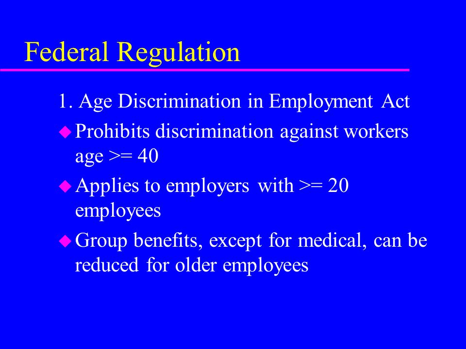 Federal Regulation 1.