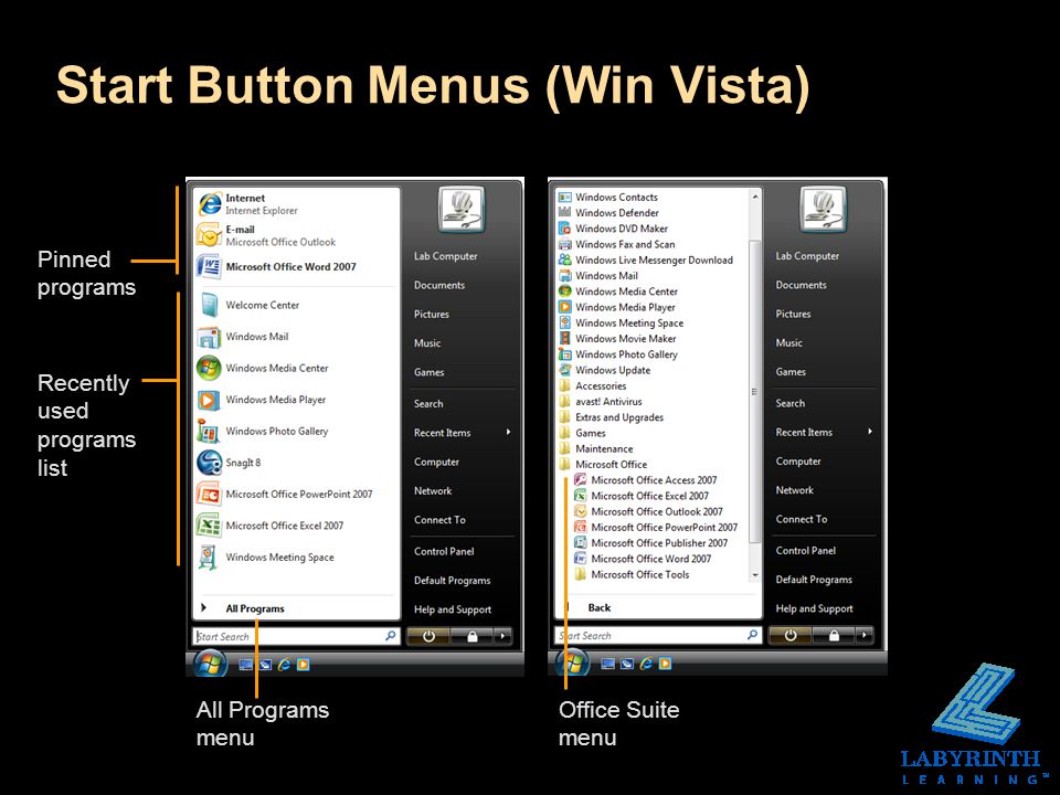 Return to the Office 2007 web page Lesson 2: Working with Windows Programs.  - ppt download