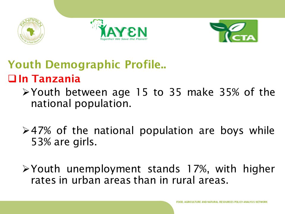 Youth Demographic Profile..