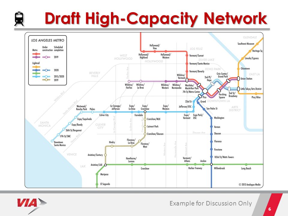 Draft High-Capacity Network 6 Example for Discussion Only