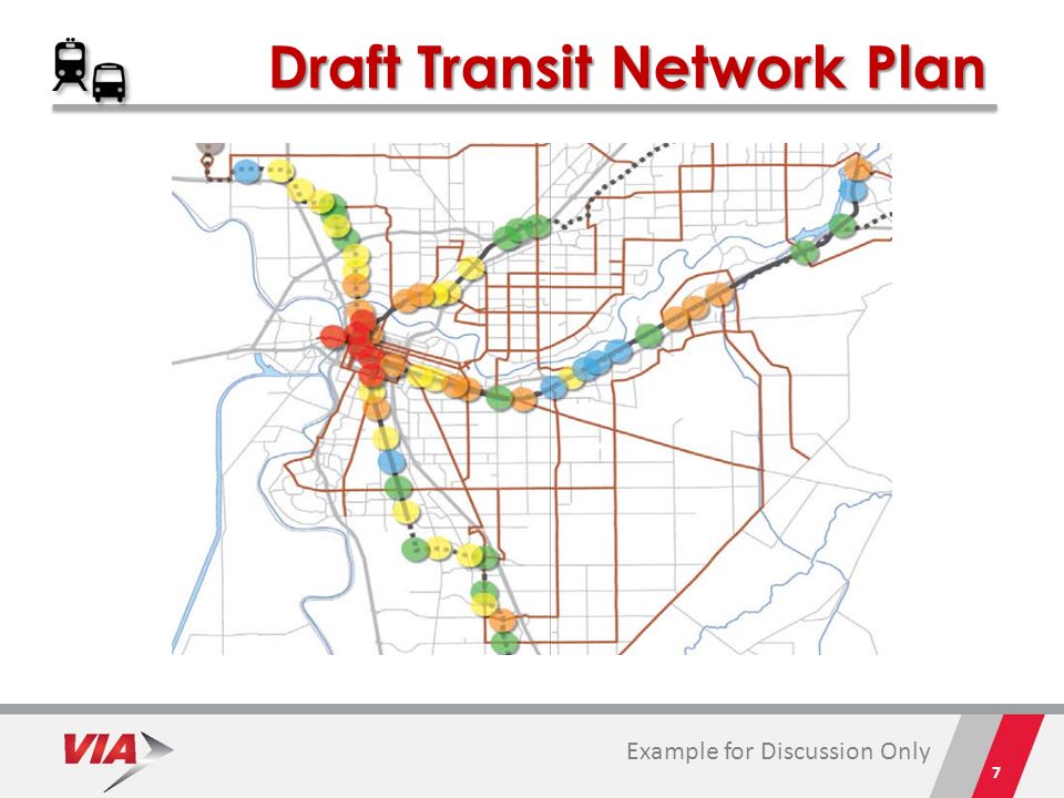 Draft Transit Network Plan 7 Example for Discussion Only