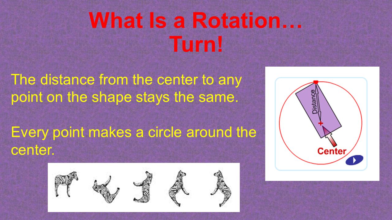 What Is a Rotation… Turn!