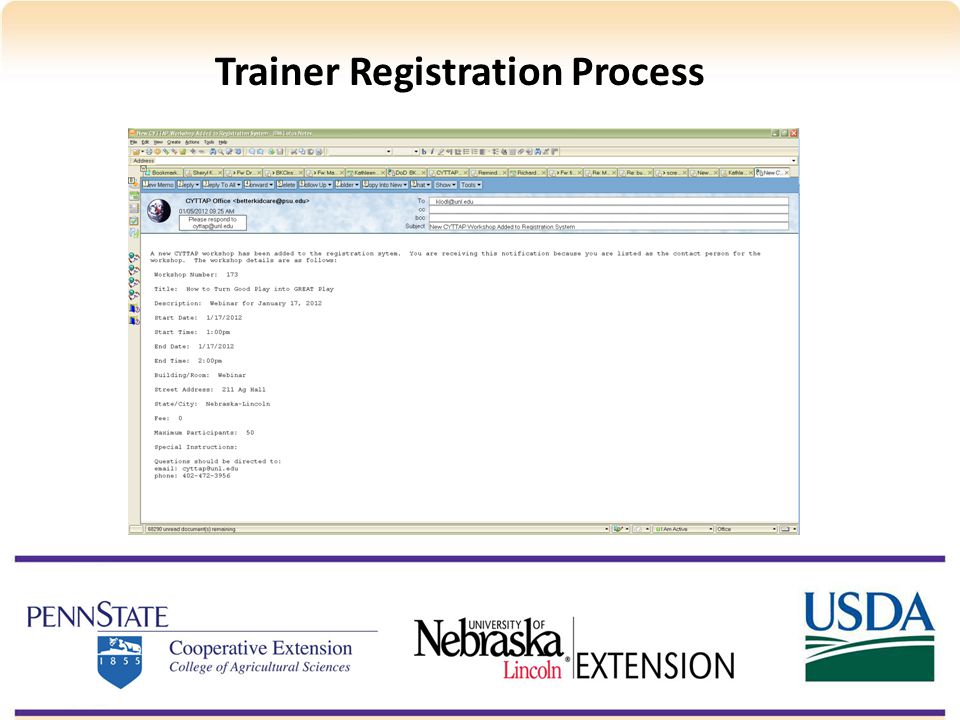 Trainer Registration Process