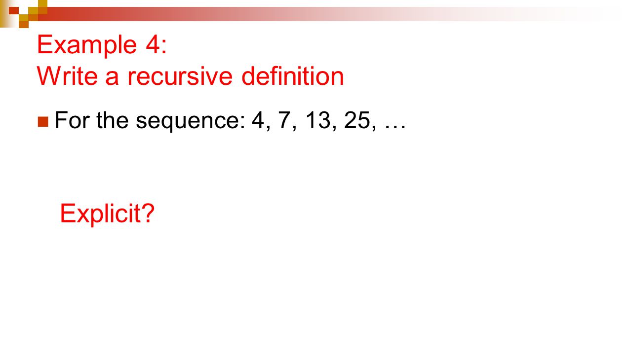 19.19: Arithmetic and Geometric Sequences Recursive Definitions