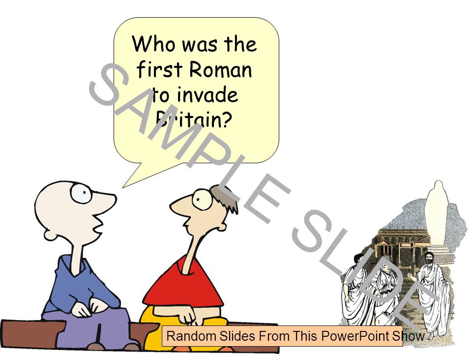 Who was the first Roman to invade Britain.