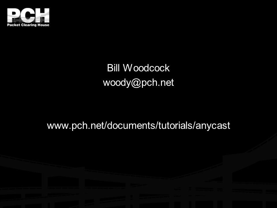 Bill Woodcock