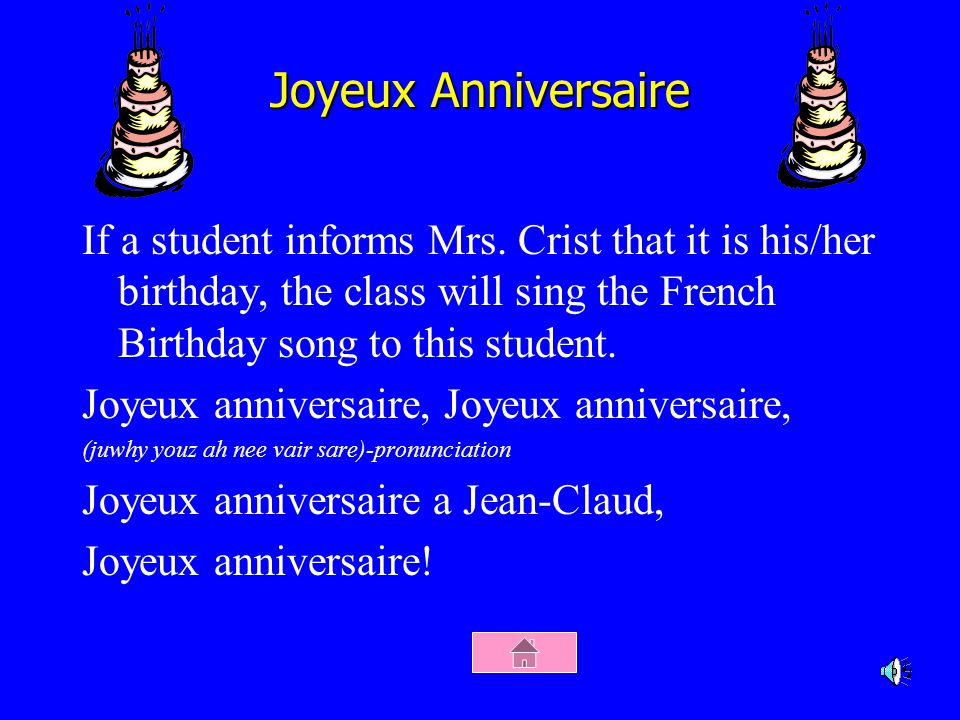 Welcome Bienvenue Bienvenidos Mrs Crist Foreign Language Specials Click On Space Bar To See All Information On Each Page And To Proceed To The Next Slide Ppt Download Welcome Bienvenue Bienvenidos Mrs Crist Foreign Language Specials Click On Space Bar To See All Information On Each Page And To Proceed To The Next Slide Ppt Download