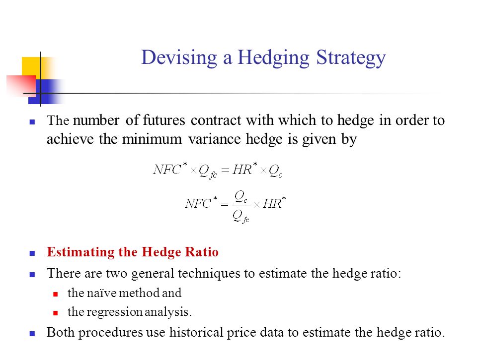 Lecture 6 Hedging with Futures Primary Texts Edwards and Ma: Chapters 5 & 6  CME: Chapter ppt download