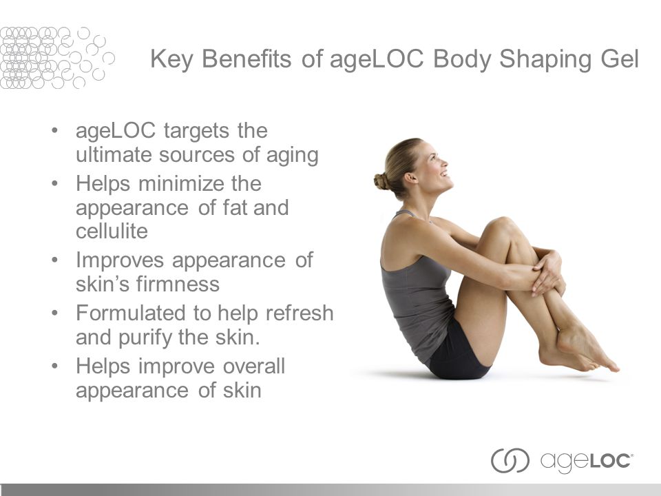 AgeLOC ® Body Shaping Gel. Like other organs of the body, the physiological  functions and structures within the skin continuously decline with aging. - ppt  download