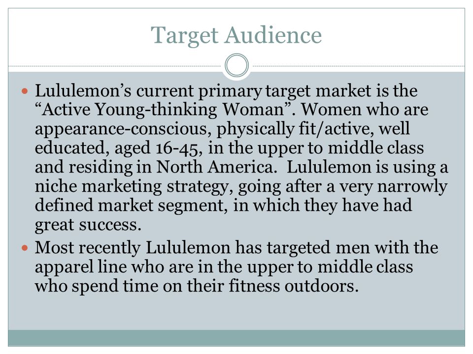 lululemon target