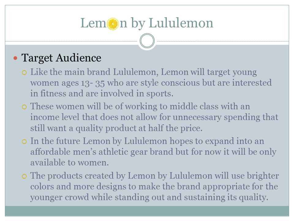 lululemon target