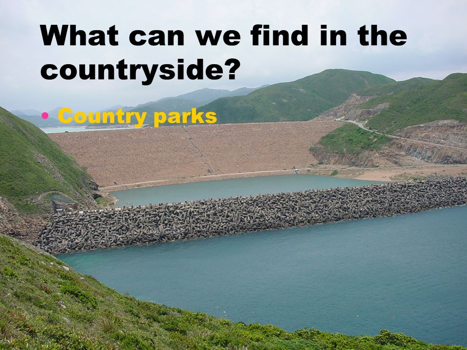 What can we find in the countryside Country parks