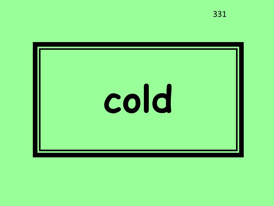 cold 331