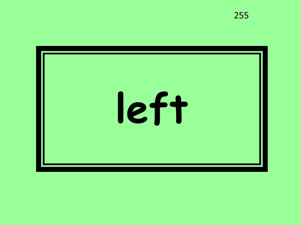 left 255