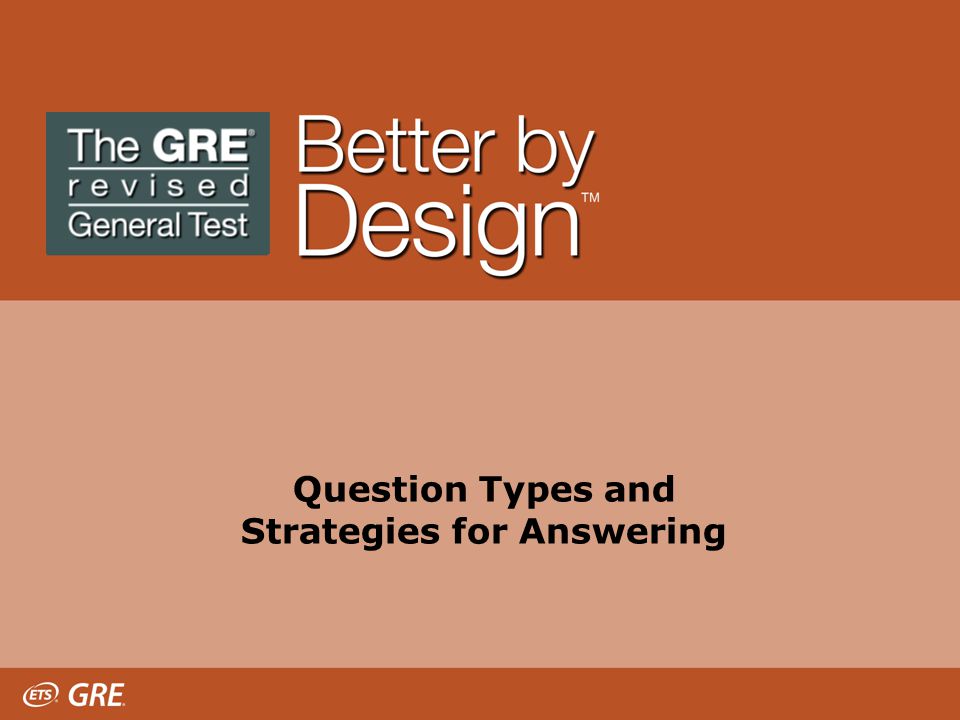 Question Types and Strategies for Answering