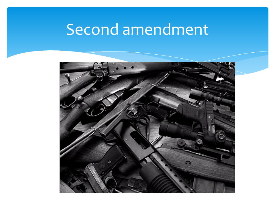 Second amendment