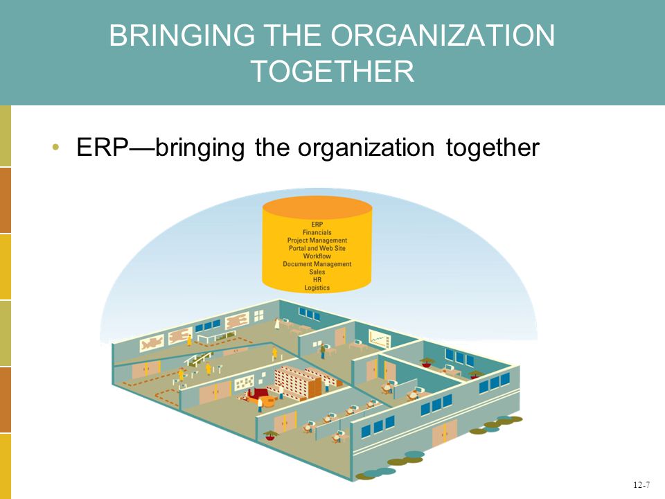 BRINGING THE ORGANIZATION TOGETHER ERP—bringing the organization together 12-7
