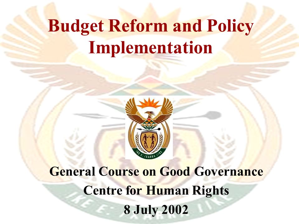 Policy & implementation challenges Reduce poverty and vulnerability –Improve access to services for the poor –Extend coverage and improve quality of basic & social service delivery Reinforce crime prevention capabilities –Implement sector policing –Improve prison management –Rationalise courts Harness information & communication technology improvements –Options to complement telecommunications growth & competition
