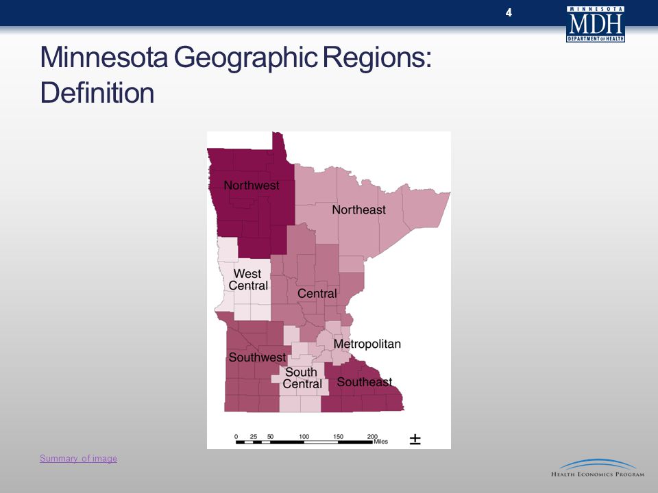Minnesota Geographic Regions: Definition 4 Summary of image