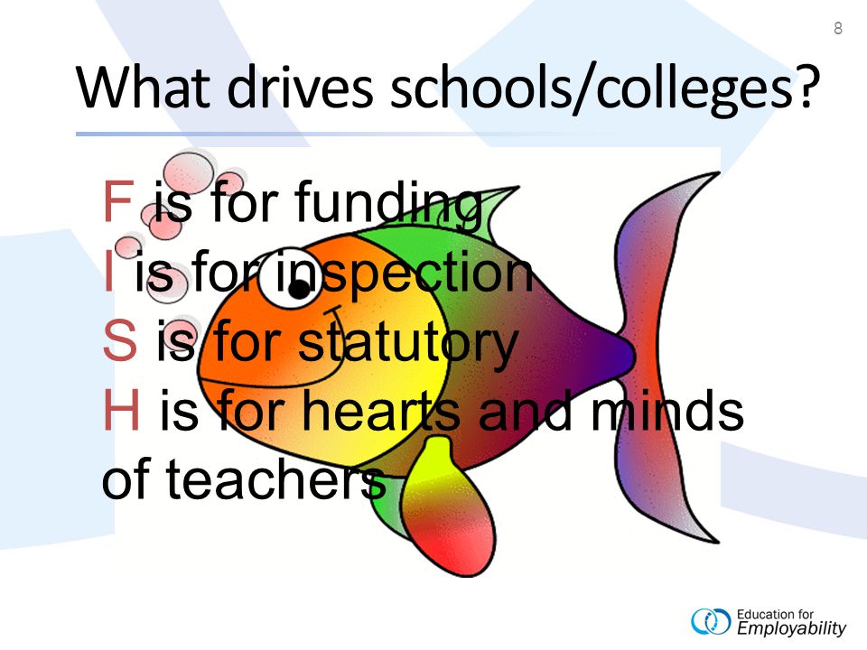 8 What drives schools/colleges.