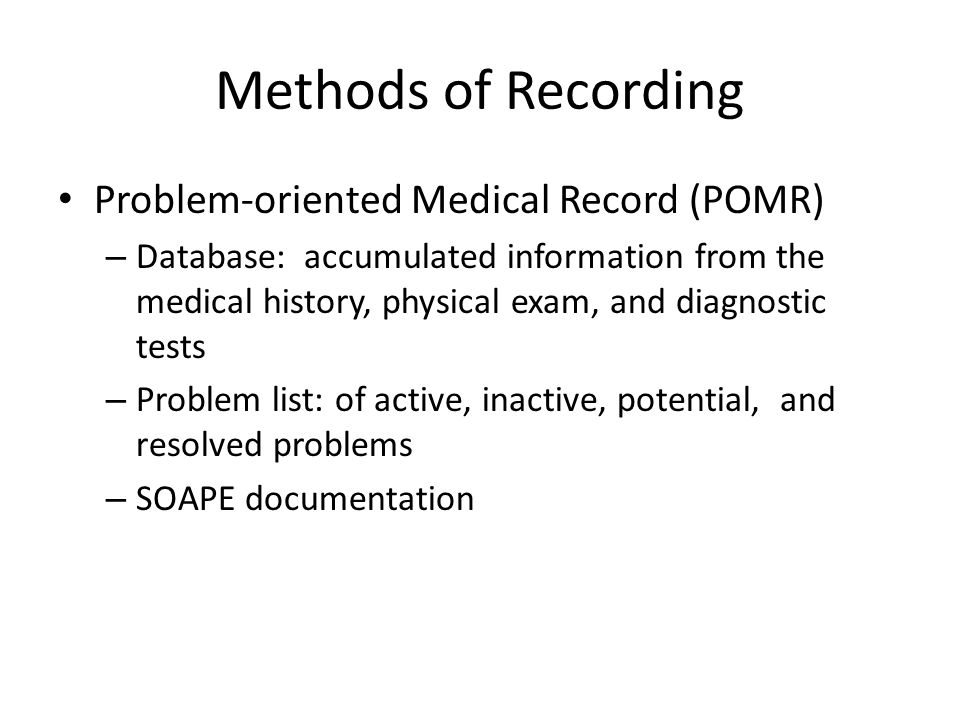 Physical Assessment Charting