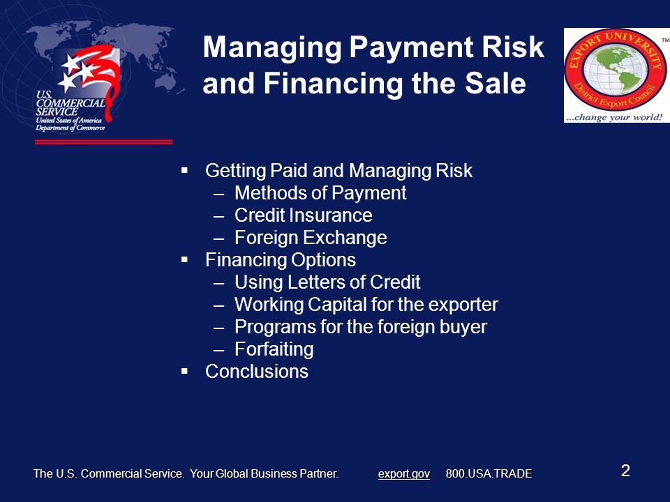 Ing Overseas 101 Managing Payment Risk And Financing The Managing Payment Risk And Financing The