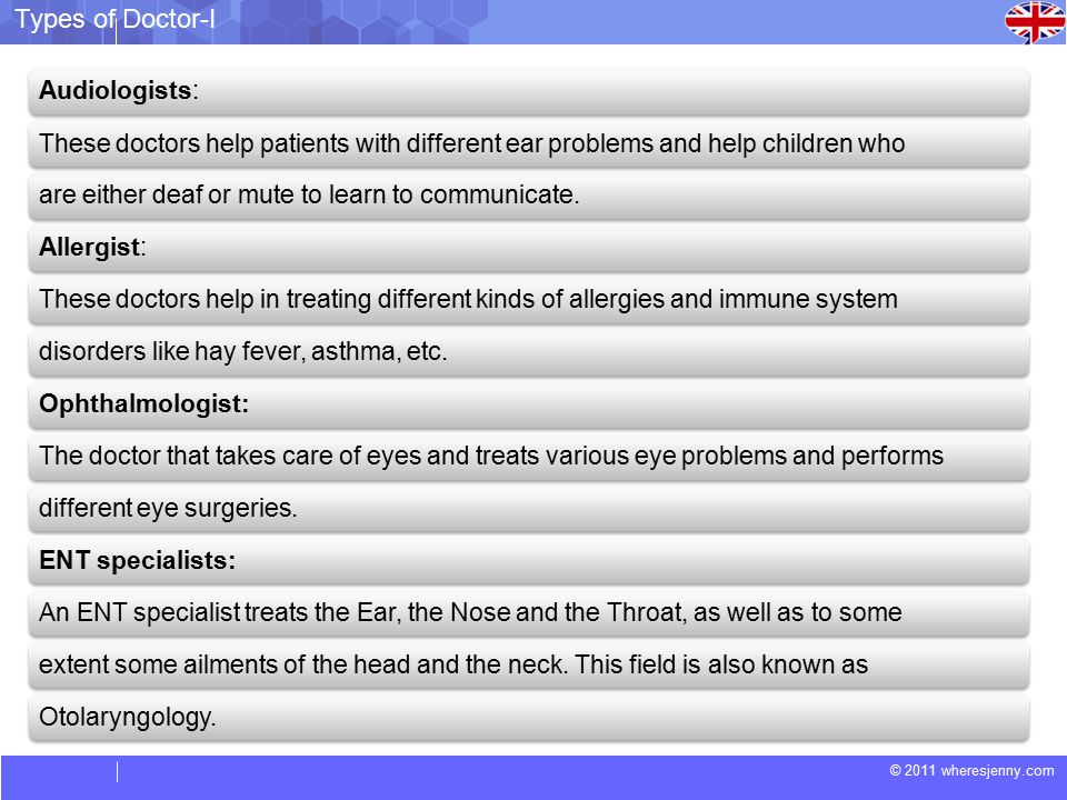 2011 wheresjenny com types of doctor i 2011 wheresjenny com types different kinds of doctors