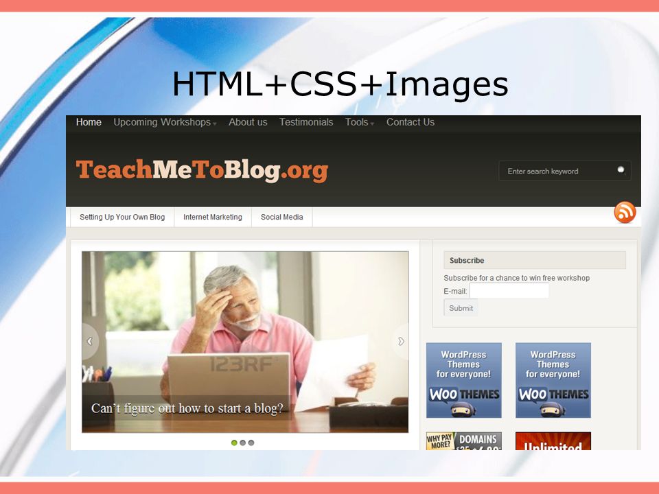 HTML+CSS+Images