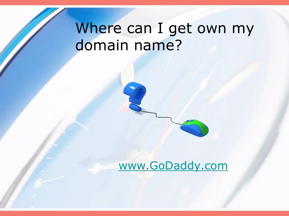 Where can I get own my domain name