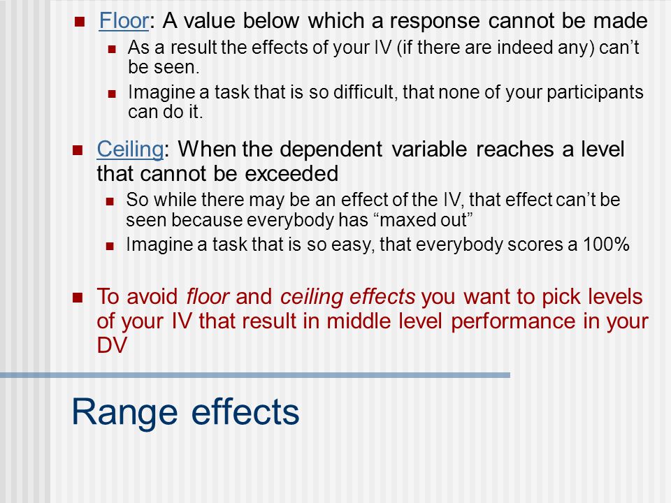 Experiment Basics Variables Psych 231 Research Methods In