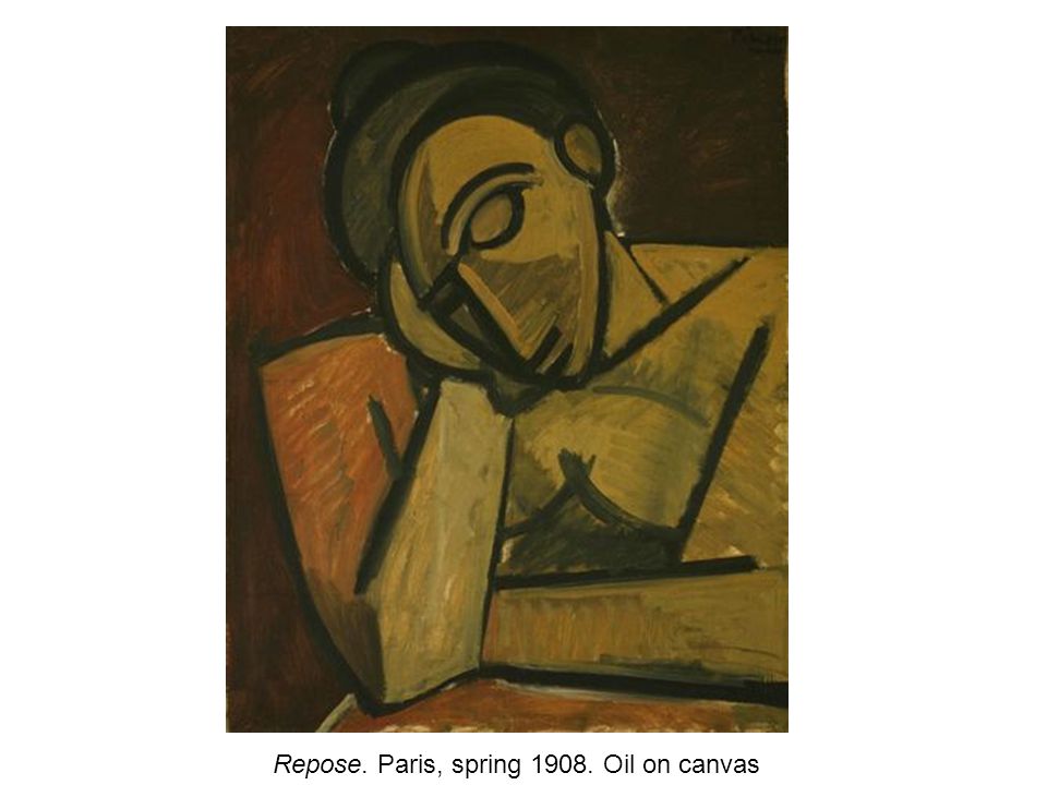 Repose. Paris, spring Oil on canvas