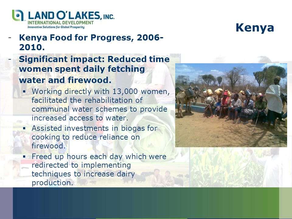 Kenya -Kenya Food for Progress,
