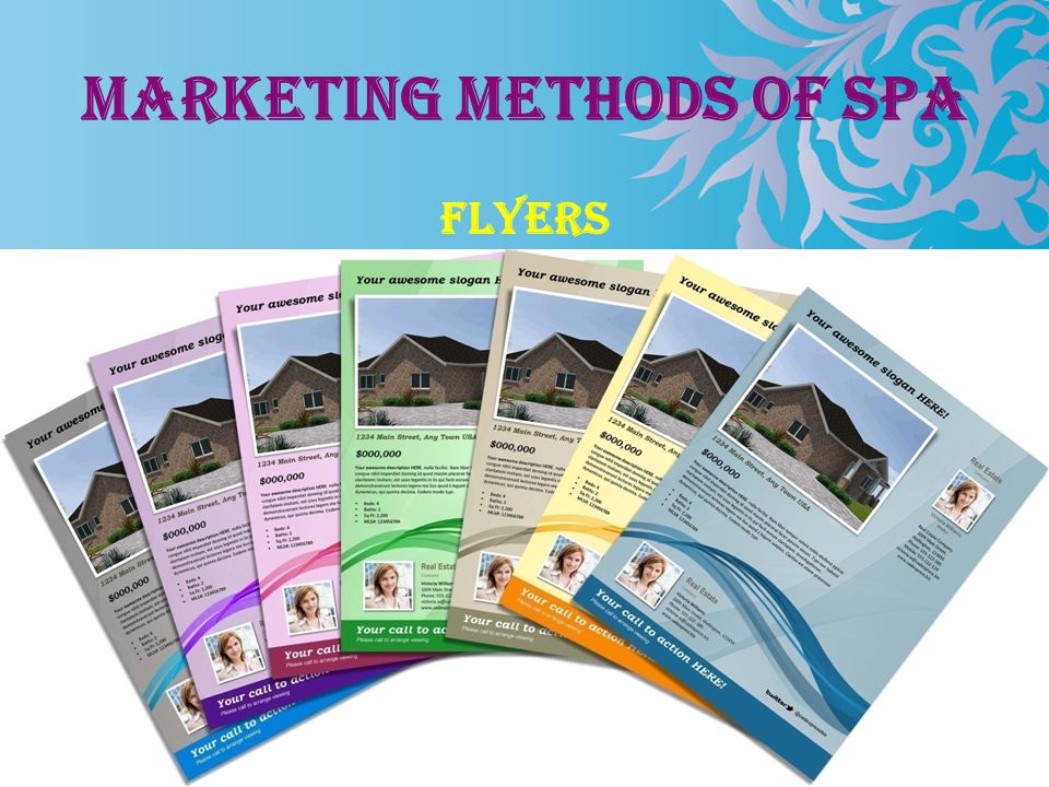 Marketing Methods of Spa Flyers