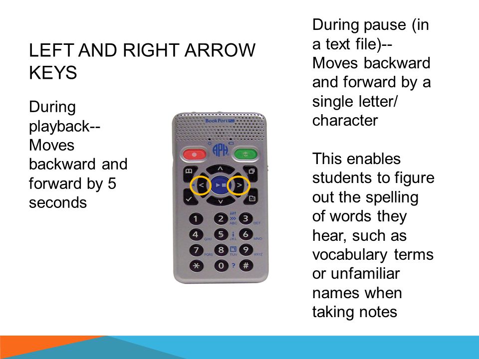 ACTIVITY EIGHT: REVIEW OF NAVIGATION 1.Practice going forward and backward in this title using the keys on the left and right of the numeric keypad discussed earlier in this presentation which are reviewed in the next four slides.