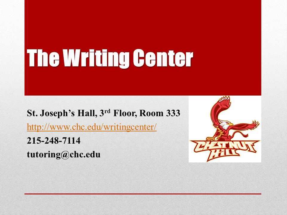 The Writing Center St.