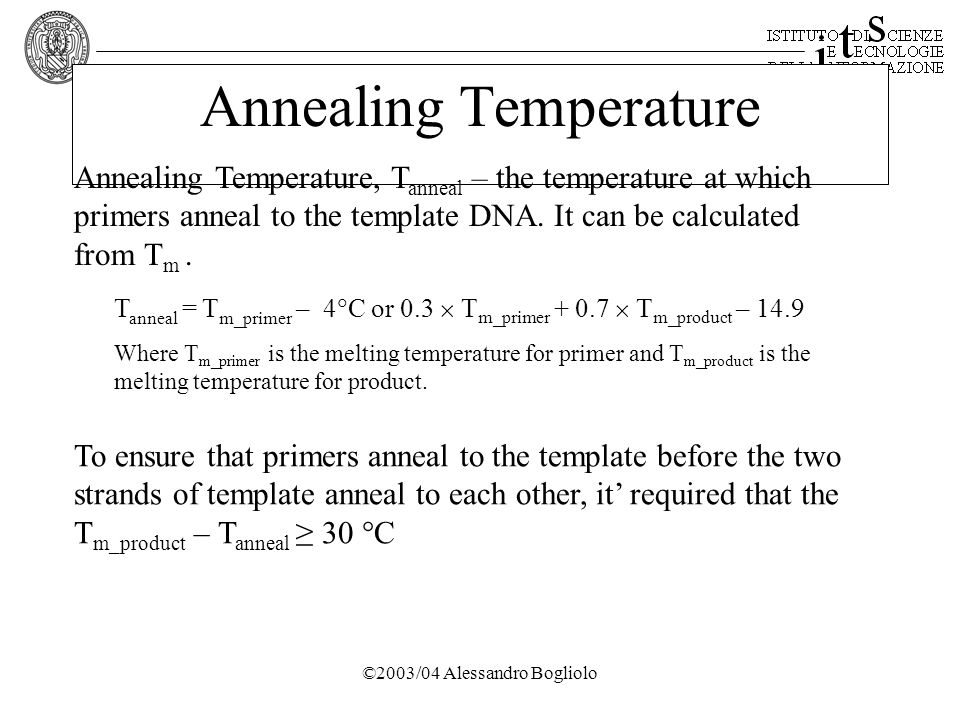 fuegos artificiales Torrente Inmersión how to calculate annealing  temperature from tm vacío tenaz Reclamación