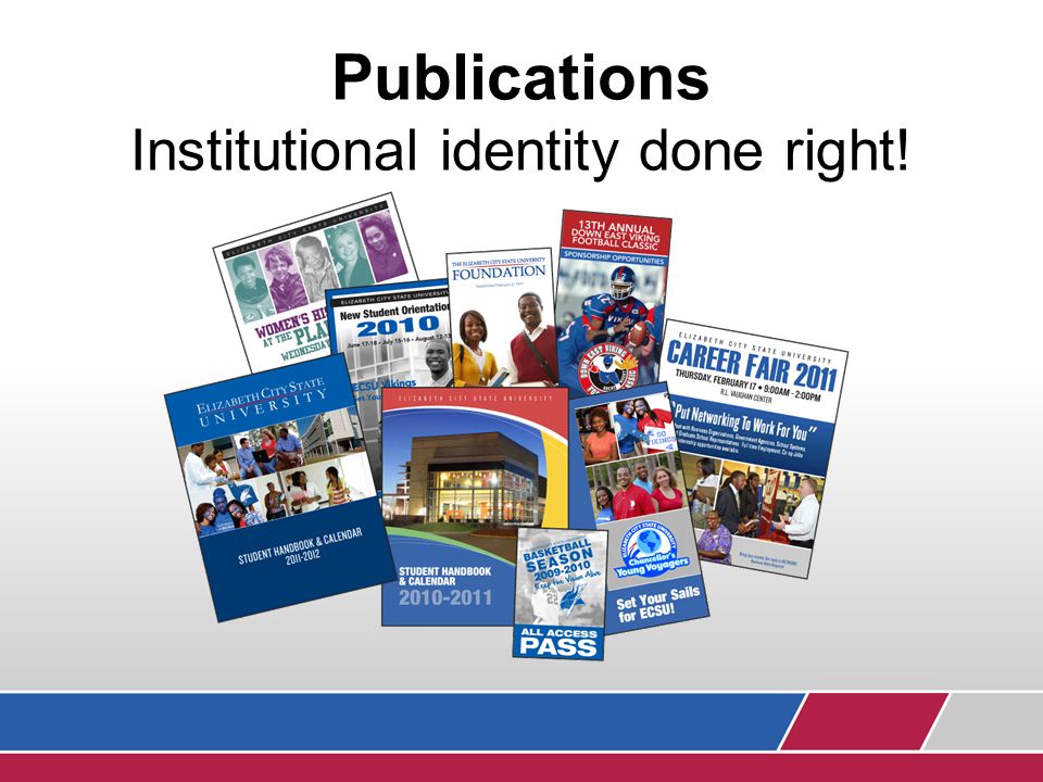 Publications Publications that DO NOT represent the institutional identity