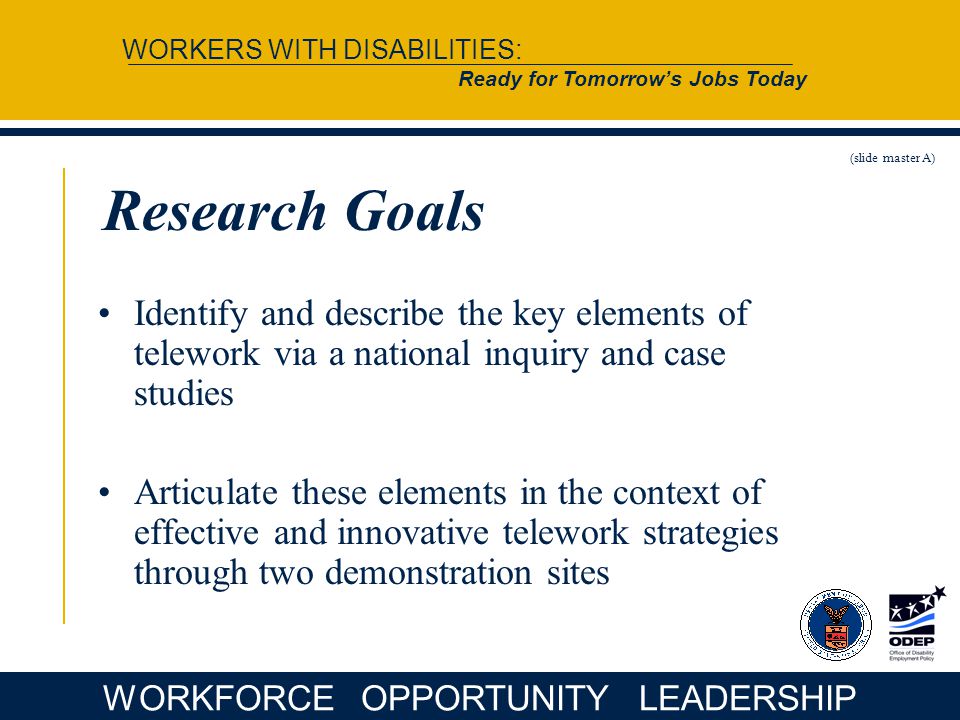 workforce opportunity leadership workers with disabilities telework jobs